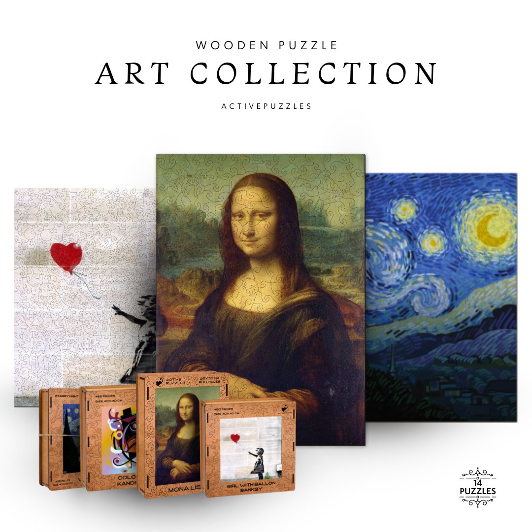 wooden art collection