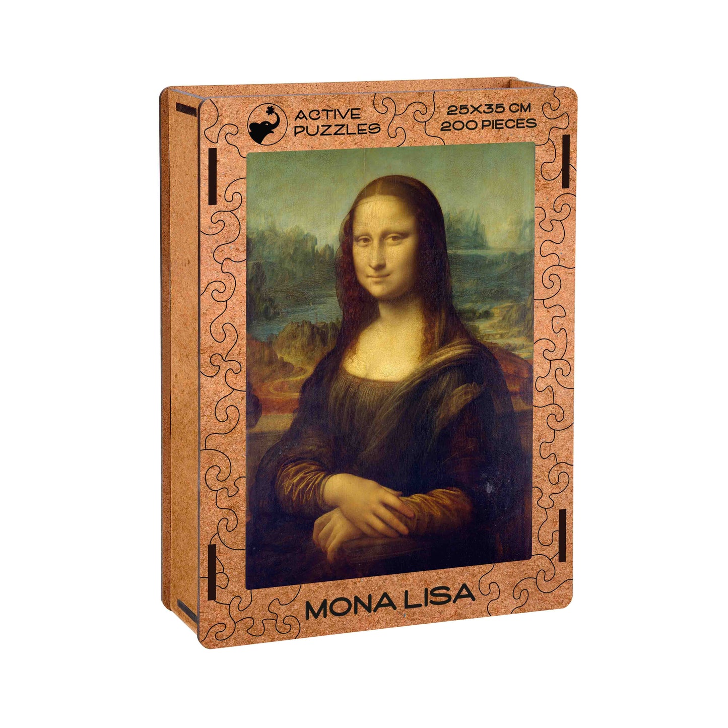 Monna Lisa Wooden Puzzle Active Puzzles