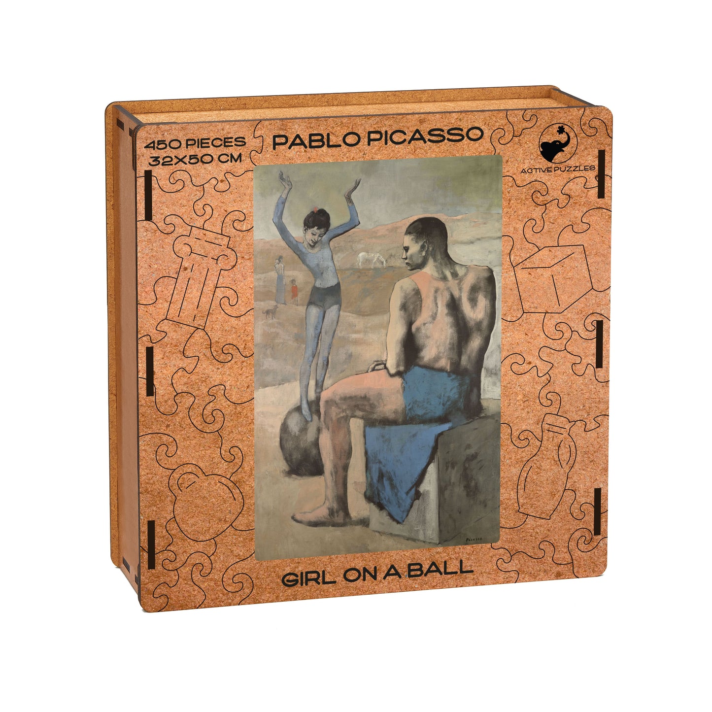 Girl on the Ball Wooden Puzzle Active Puzzles