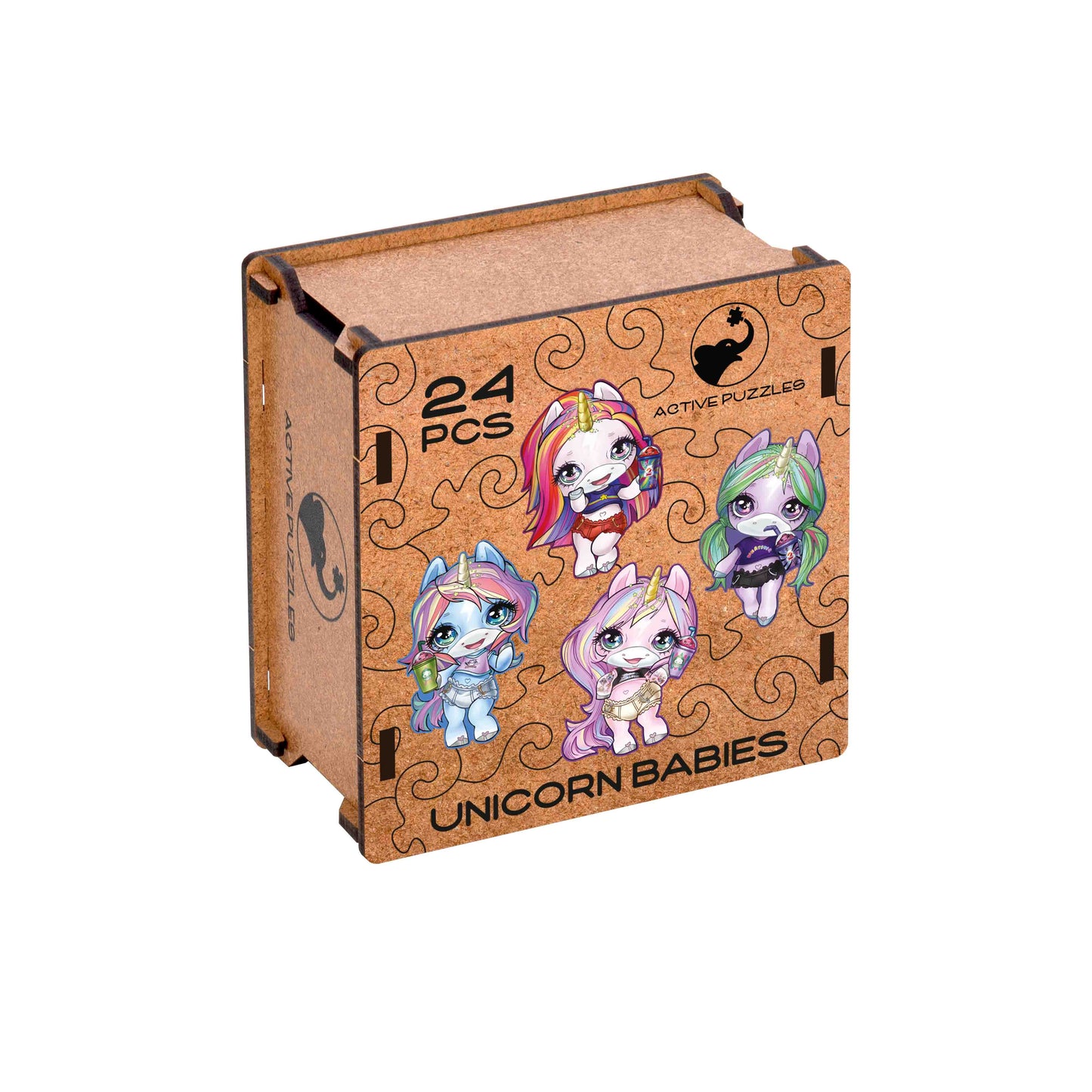 Unicorn Babies Wooden Puzzles Active Puzzles