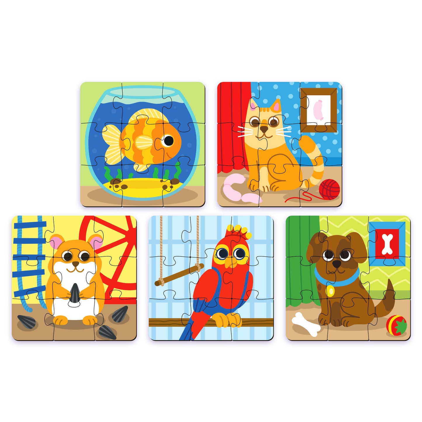 Pets Wooden Puzzle Active Puzzles