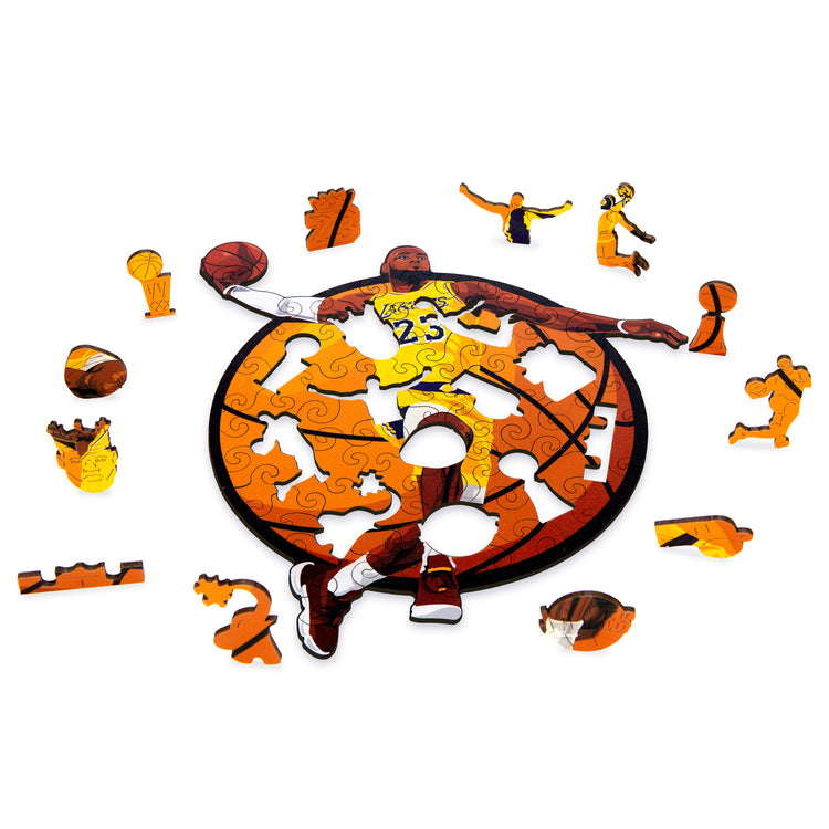 Basketball Player 2 #LJ Wooden Puzzle