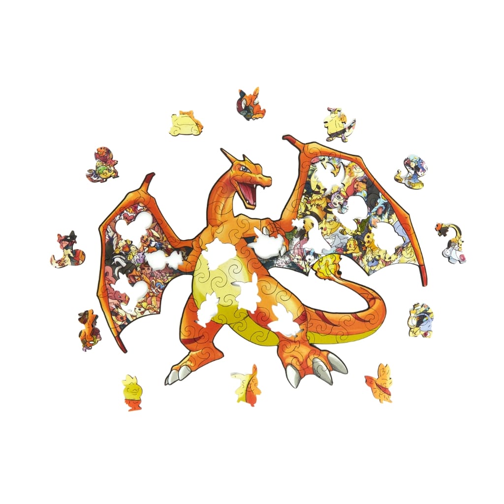Charizard Wooden Puzzle missing parts