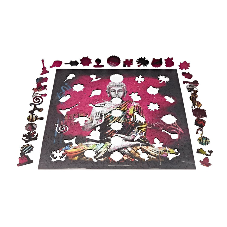 Buddha 80 x 80 Wooden Puzzle missing parts