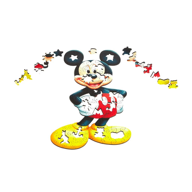 Mickey Mouse Wooden Puzzle missing pieces
