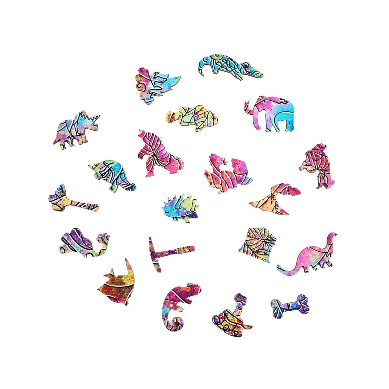 Dinosaur Wooden Puzzle | Dinosaur Jigsaw Puzzle Active Puzzles