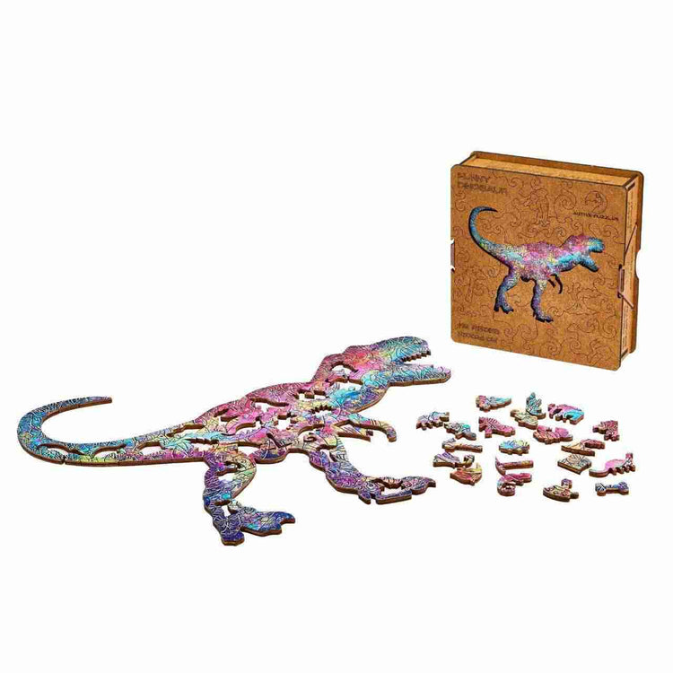 Dinosaur Wooden Puzzle unboxing view