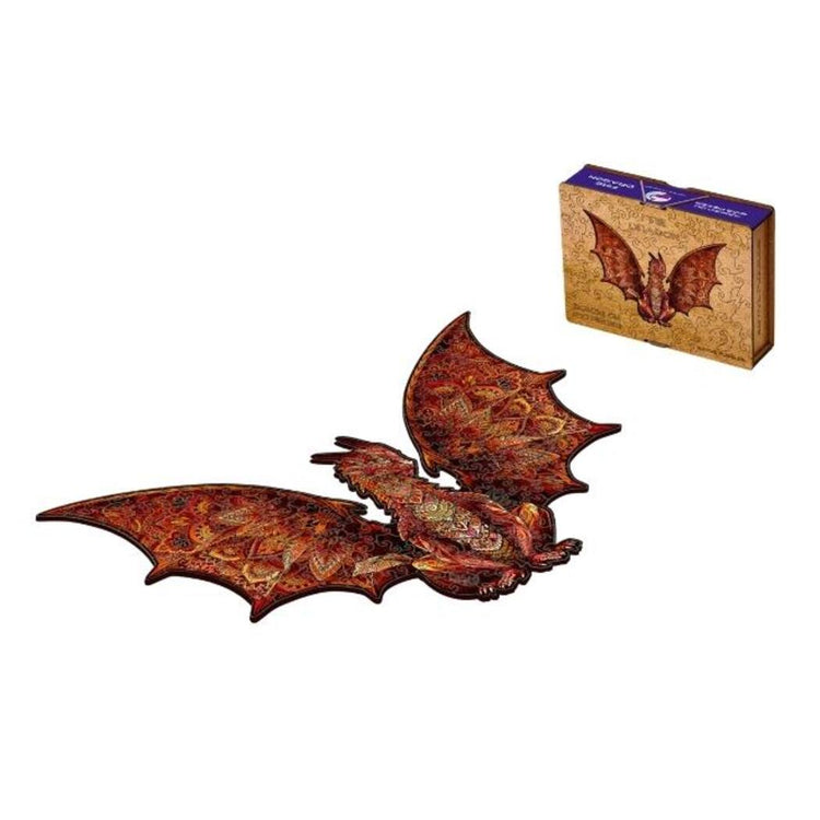 Fire Dragon Wooden Puzzle