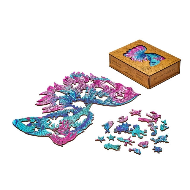 Fish Wooden Puzzle Active Puzzles