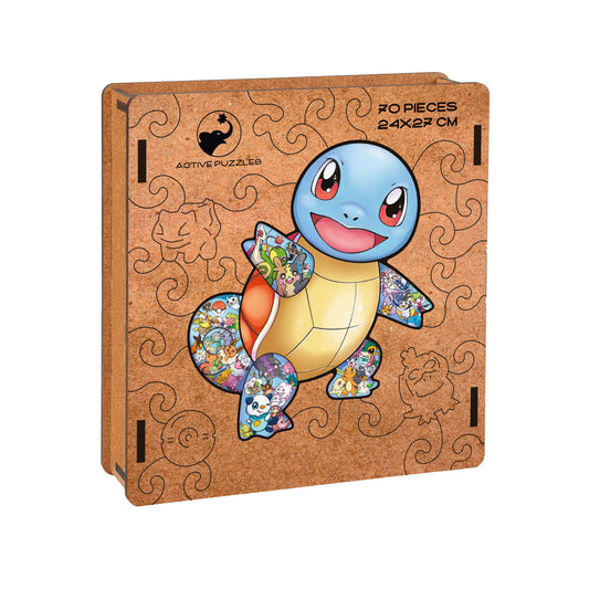 Take a look at our Squirtle puzzle in the new mini format.