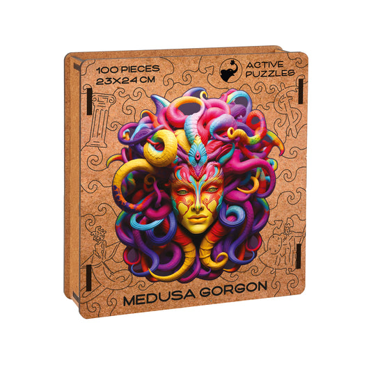 Medusa Gorgon Wooden Puzzle
