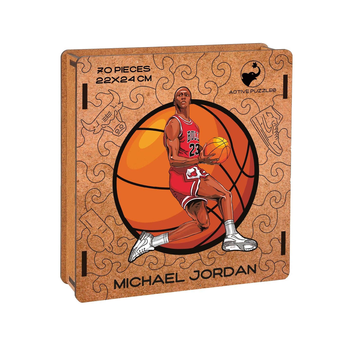 Basketball Player #23 Wooden Puzzle Active Puzzles