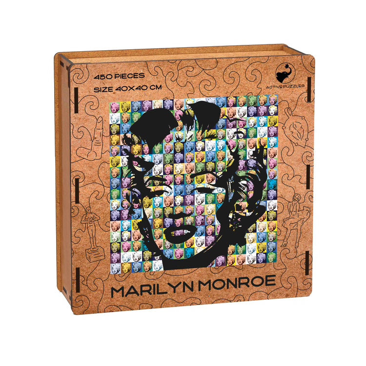 Marilyn Monroe Puzzle en bois 40 x 40