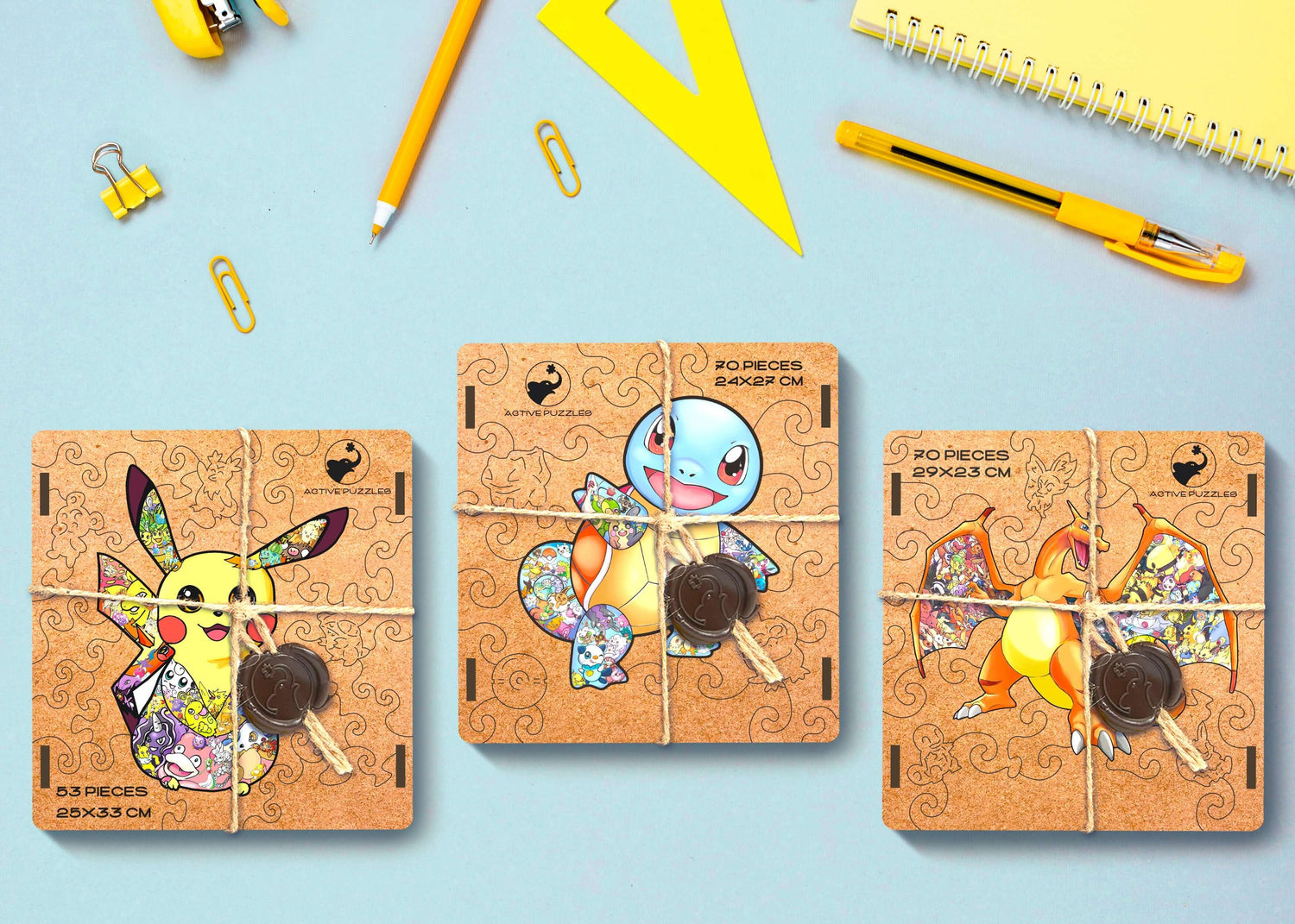 Buy Pikachu Wooden Puzzle | 53 Pieces | Active Puzzles