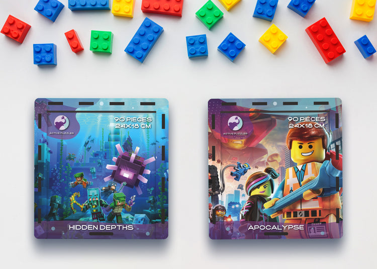 Pack Tetris: Hidden Depths et Apocalypse Puzzles en Bois, Spécial Premium Pack de 2 Puzzles