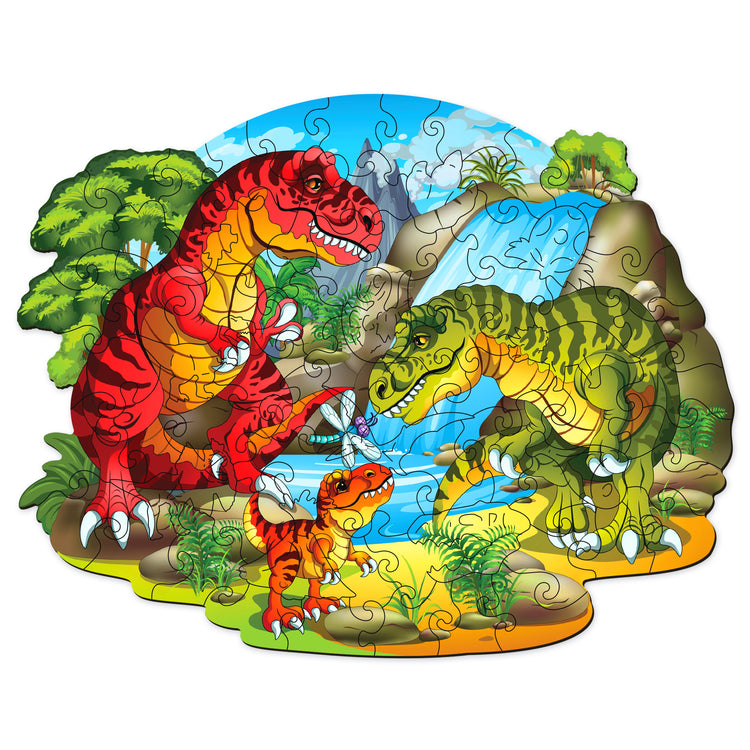 Tyrannosaurus Family Wooden Puzzle