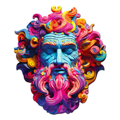 Zeus Wooden Puzzle - Engage with Mythical Decor Active Puzzles