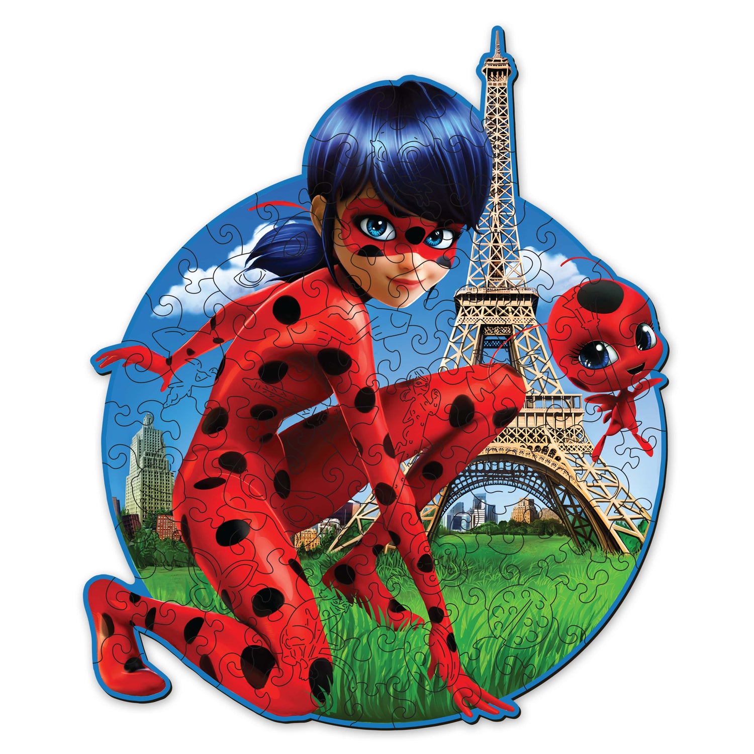 Lady Bug Wooden Puzzle