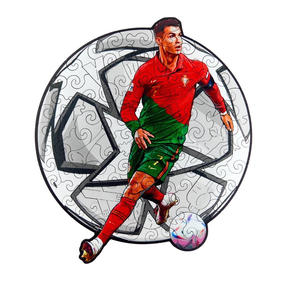 Soccer Stars Player 5 Wooden Puzzle Active Puzzles