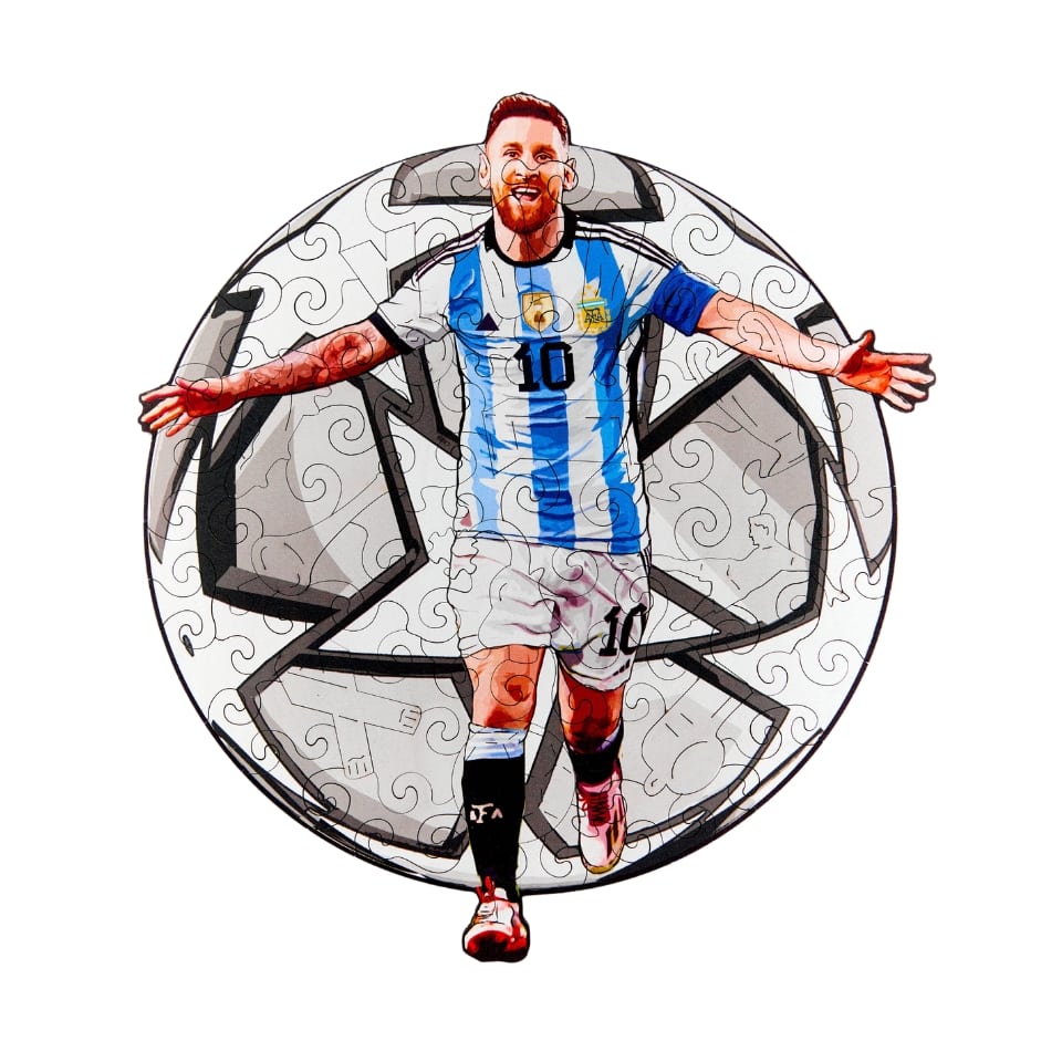 Soccer Stars Player 4 Wooden Puzzle Active Puzzles