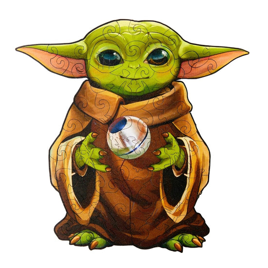 Baby Yoda Wooden Puzzle | Baby Yoda Jigsaw Puzzle