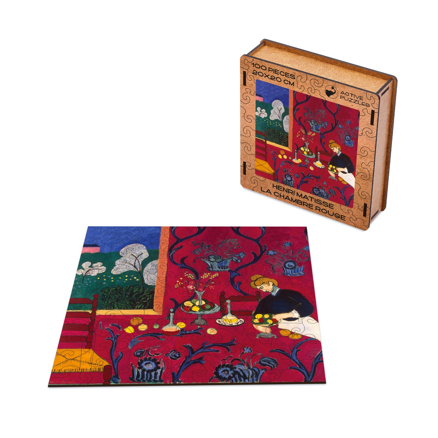 Henri Matisse - The Red Room - Wooden Puzzle Active Puzzles