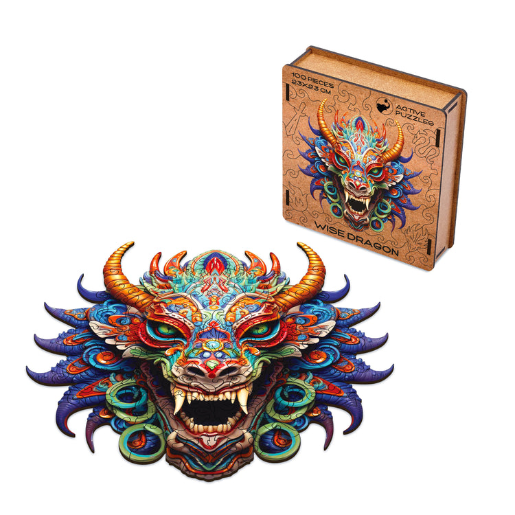 Wise Dragon Wooden Puzzle