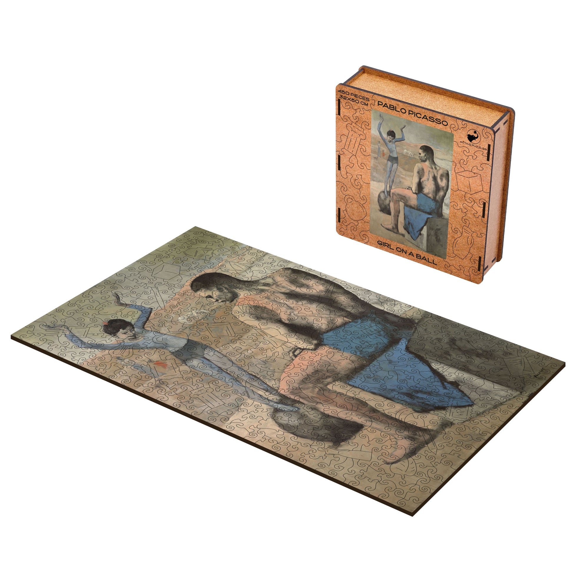 Girl on the Ball Wooden Puzzle Active Puzzles