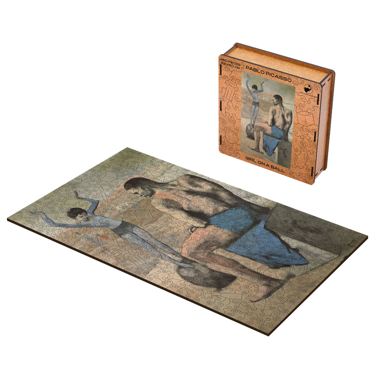 Girl on the Ball Wooden Puzzle