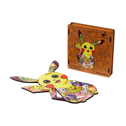 Pikachu Pokemon 19 x 25 Wooden Puzzle