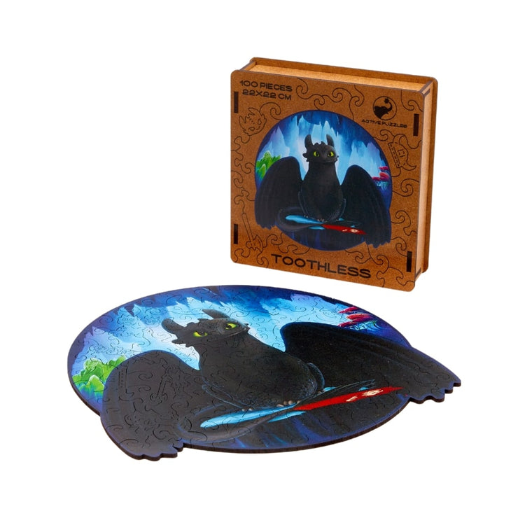 Toothless & Stitch Wooden Special Premium Pack of 2 Puzzles