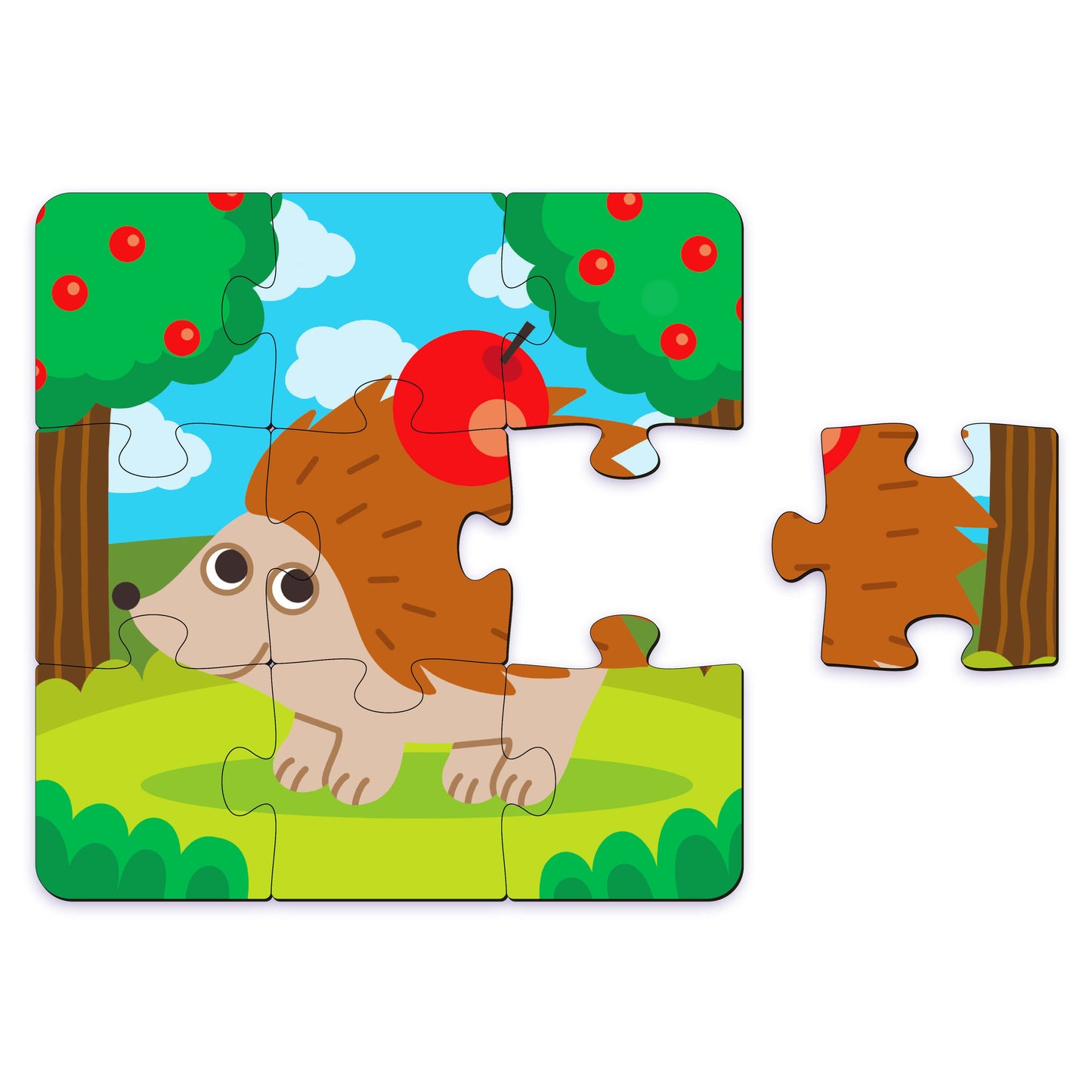 Forest Animals Wooden Puzzle Active Puzzles