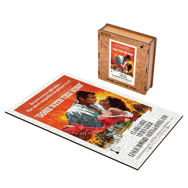 Gone with the Wind Film Poster Wooden Puzzle
