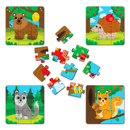 Forest Animals Wooden Puzzle