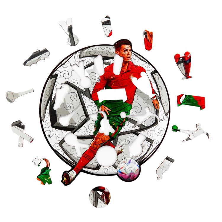 Soccer Stars Player 5 Wooden Puzzle