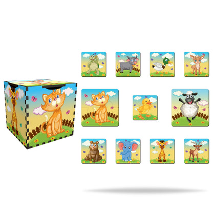 11-in-1 Autism-Friendly Puzzle Cube | ASD Learning Tool Active Puzzles