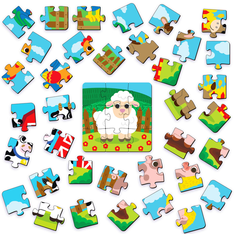 Farm Animals Wooden Puzzle