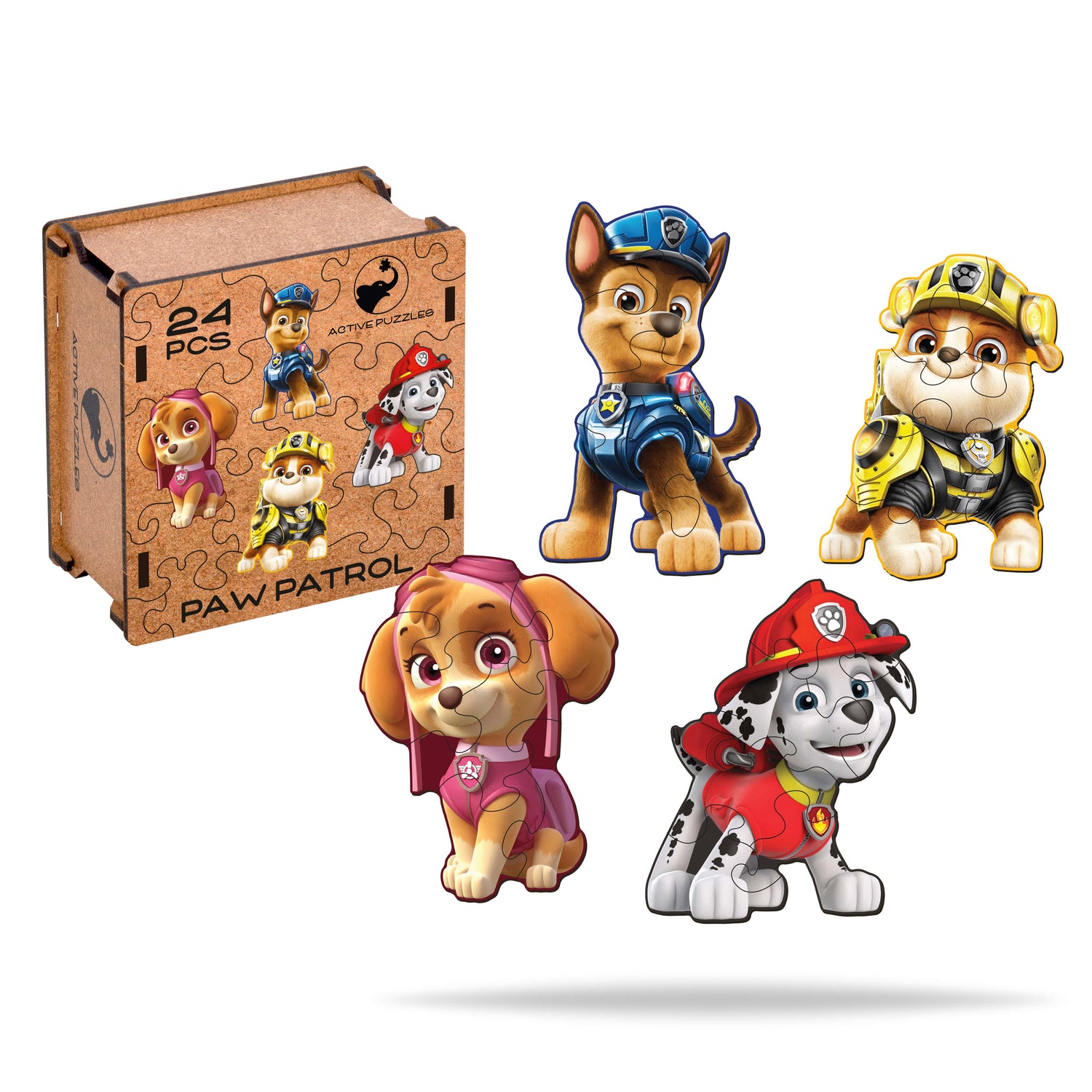 Paw Patrol Puzzle Wooden