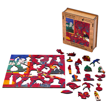 Henri Matisse - The Red Room - Wooden Puzzle