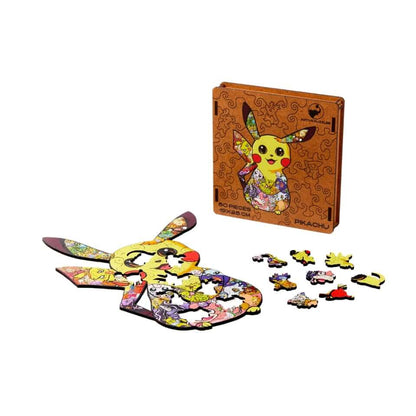 Pikachu Pokemon 19 x 25 Wooden Puzzle