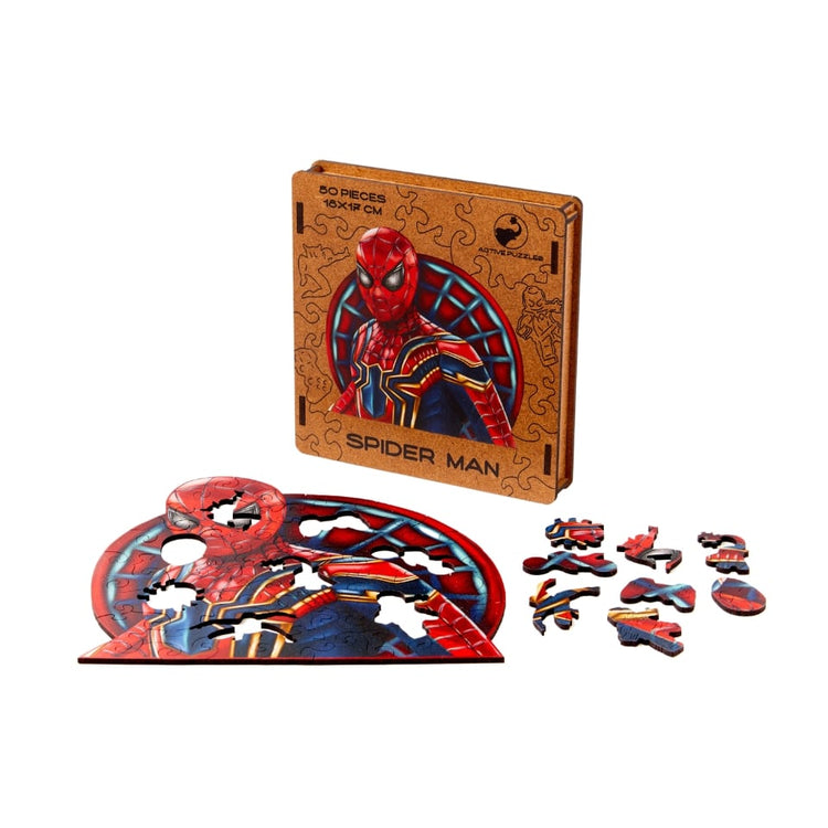 Spiderman 18 x 17 Puzzle de Madera