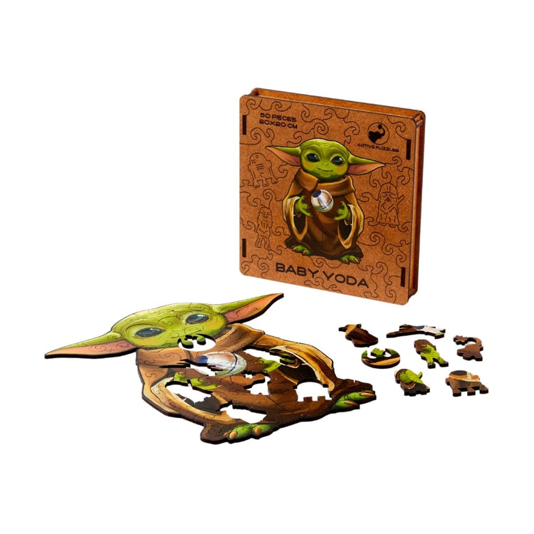 Baby Yoda Wooden Puzzle 20 x 20 pieces