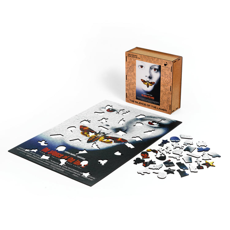 The Silence of the Lambs Film Poster Wooden Puzzle