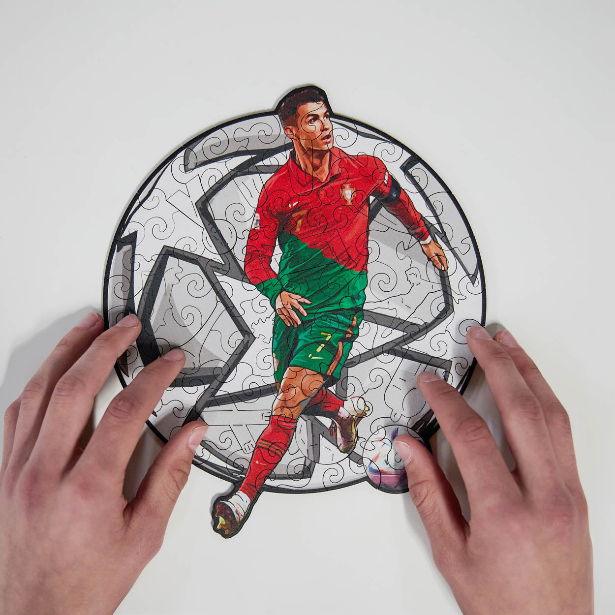 Estrella del fútbol Portugués