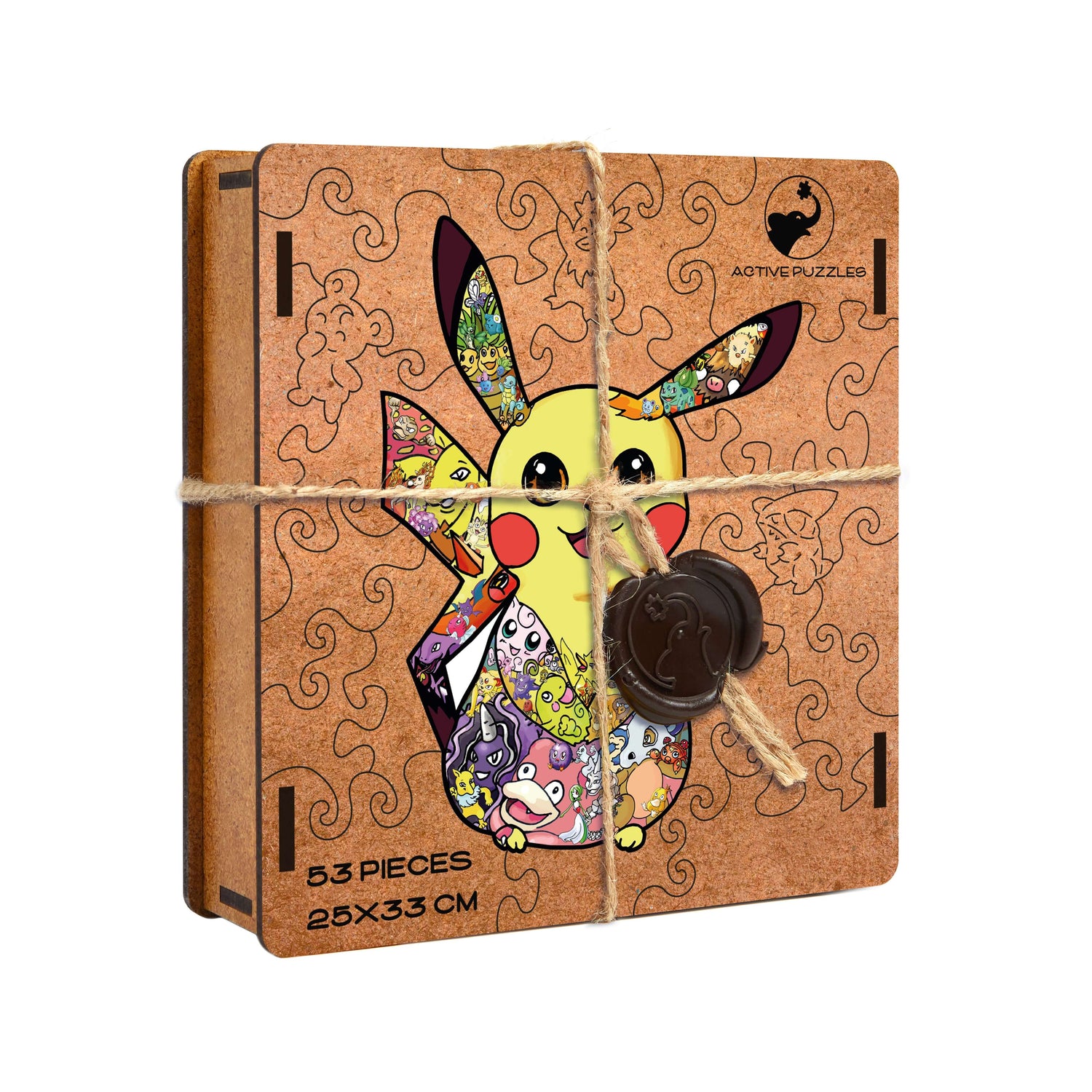 Pikachu Wooden Puzzle  Pokemon Jigsaw Puzzle
