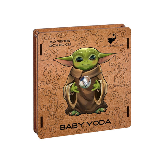 Baby Yoda Wooden Puzzle | Baby Yoda Jigsaw Puzzle Active Puzzles