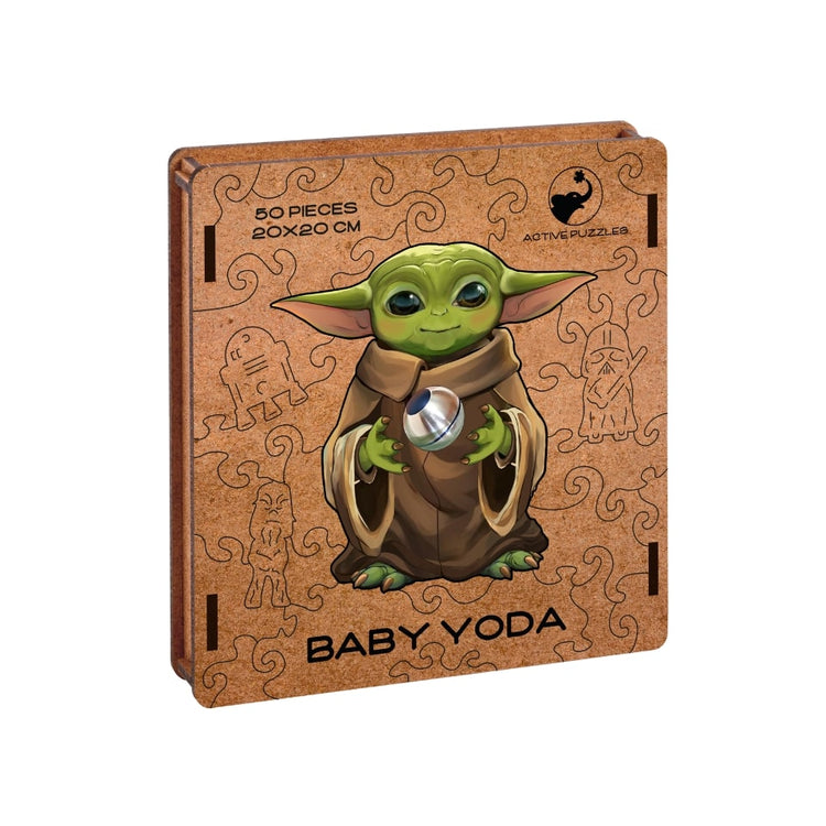 Baby Yoda Wooden Puzzle 20 x 20 box