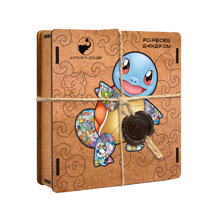 Squirtle Wooden Puzzle packing view