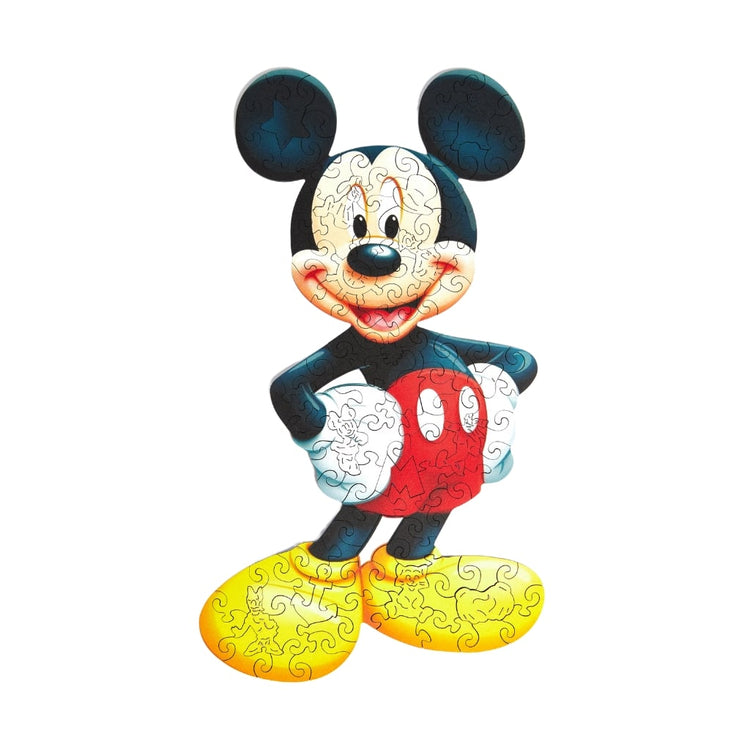 Puzzle en bois Mickey Mouse, 35/300/500/1000 pièces, jeux