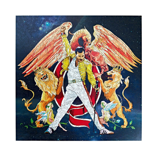 Freddie Mercury Wooden Puzzle 40 x 40